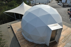 Tente géodésique en forme <span class=keywords><strong>de</strong></span> boule, structure sphérique personnalisable en PVC enduit, 6m-40m, pour le <span class=keywords><strong>camping</strong></span>, les événements, les glamping, les stations balnéaires - Product Image 3