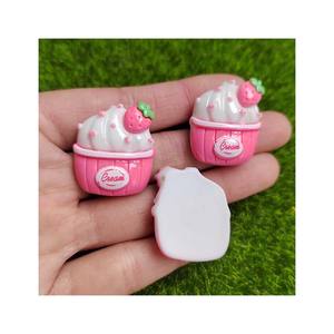 100ชิ้นใหม่น่ารักมินิผลไม้พิซซ่าไอศกรีมถ้วยแบนCabochonsเครื่องประดับสําหรับs crapbooking Kawaiiเครื่องประดับทําอุปกรณ์ - Product Image 6