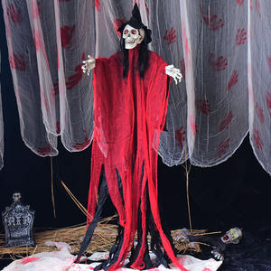 Adereços animatronics para festa, halloween, animatronics, pendurar fantasma com olhos brilhantes - Product Image 3