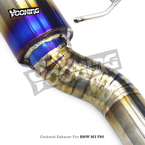 Yooking Performance Titanium Catback para <span class=keywords><strong>BMW</strong></span> M3/<span class=keywords><strong>M4</strong></span> F80 F82 F83 S55 3,0 T 2015-2019 silenciador de tubo de <span class=keywords><strong>escape</strong></span> Catback SISTEMA DE <span class=keywords><strong>Escape</strong></span> - Product Image 4