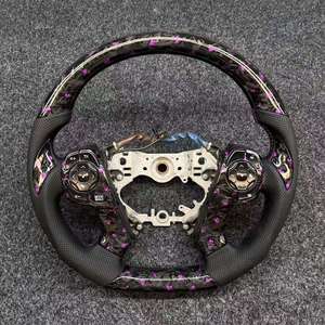 Volante de Fibra de Carbono Personalizado para Toyota 86 <span class=keywords><strong>Subaru</strong></span> BRZ <span class=keywords><strong>Impreza</strong></span>, con Cuero, Gamuza, LED y RPM - Product Image 4