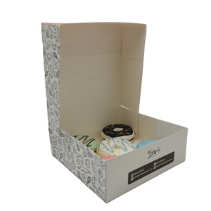 Tùy chỉnh thiết kế kích cỡ giấy Bánh Ngọt Bánh Rán Ngón tay tốt Cookie bao bì Pop Up Hộp - Product Image 3