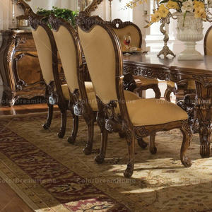 Cấu trúc gỗ cổ điển chạm khắc ăn uống bên ghế Đồ NỘI THẤT PHÒNG ăn theo phong cách Mỹ sang trọng - Product Image 3