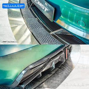 ชุดแต่งพลั่วหน้าคาร์บอนไฟเบอร์ CMST คุณภาพสูงพร้อมริมฝีปากด้านหน้าเหมาะสําหรับรถ <span class=keywords><strong>Tesla</strong></span> รุ่น <span class=keywords><strong>3</strong></span> ที่ได้รับการอัปเดตในปี 2023 - Product Image 5