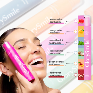 Meilleure vente <span class=keywords><strong>de</strong></span> dentifrice blanchissant pour les dents à saveur <span class=keywords><strong>de</strong></span> fruits 60g pour dentifrice glorysmile - Product Image 2