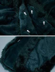 Étoles d'hiver en fausse fourrure à imprimé léopard <span class=keywords><strong>pour</strong></span> femmes <span class=keywords><strong>pour</strong></span> robes de mariée - Product Image 4