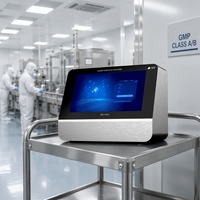 Compteur de particules de poussière portable KQ-4001, 6 canaux, 0,3-10,0 μm, avec capteur de température et d'humidité, CE, livraison rapide pour salle blanche et laboratoire