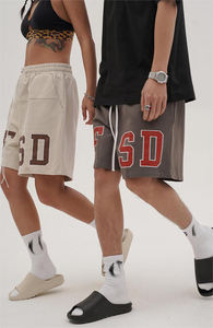 กางเกงขาสั้นผ้าขนสัตว์แบบสปอร์ต ป้องกันรอยยับ ผลิตตามแบบ OEM พร้อมบริการปั๊มนูนลายสะท้อนแสง สำหรับทุกเพศ - Product Image 2