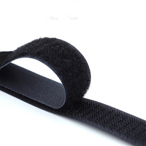 Móc Và Vòng 1Cm-15Cm Rộng Màu Đen Và Trắng Gai Móc Bề Mặt Giày Quần Áo Phụ Kiện Bán Buôn May Băng Dính - Product Image 5