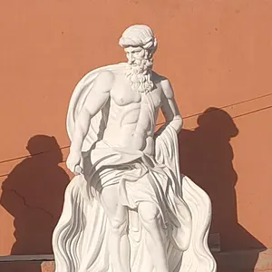 Fabrika toptan fiyat mermer heykel ünlü figürü mermer insan vücudu soyut sanat heykel