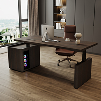 Escritorio de Oficina en Casa de Madera Sólida de Alta Calidad, Diseño Moderno, Ergonómico y Ajustable en Altura, en Venta