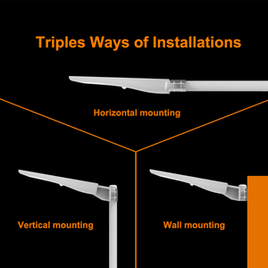 Wind <span class=keywords><strong>Bosca</strong></span> Outdoor 300W Garden Lámpara de 500 vatios Doble 180W Luces Fabricante Modern Zhongshan Solar Street Light - Product Image 6