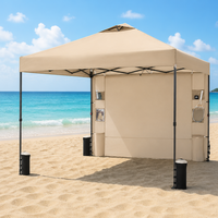Tente instantanée personnalisée 2x2 résistante aux UV, imperméable, en PVC, avec structure en acier, installation rapide, pour exposition intérieure ou stand de marché