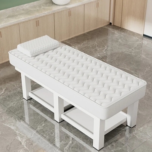 Table de beauté multifonctionnelle en bois massif avec trou pour le visage, idéale pour les soins du visage, la physiothérapie et le massage en salon de beauté - Product Image 3
