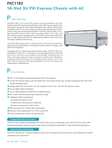 Châssis SMTC PXC1182 PXI Express à 18 emplacements pour des tests et mesures <span class=keywords><strong>de</strong></span> bande passante améliorés - Product Image 2