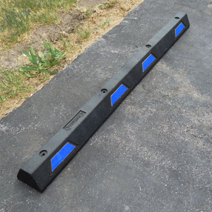 <span class=keywords><strong>Garage</strong></span> di sicurezza per <span class=keywords><strong>auto</strong></span> Stopper per paraurti resistente blu strisce riflettenti rimovibili blocco per ruote - Product Image 6