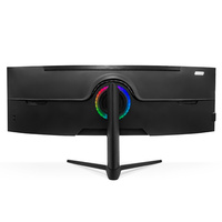 Monitor Curvo de 49 Pulgadas, Pantalla de Ordenador de 120 Hz, Monitor LCD, Monitores para Juegos 5K