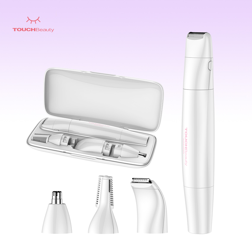 TOUCHBeauty Электрический Безопасность ребенка, триммер для волос Многофункциональный 4 в 1 триммер для носа и ушей Com договора и красивый дизайн рукава коробка 219 г