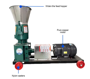 Machine à granulés d'aliments pour volailles à matrice plate, une machine multifonctionnelle pour la production de granulés d'aliments pour animaux, destinée à la transformation des aliments pour poissons, poulets et bovins - Product Image 2