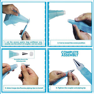 <span class=keywords><strong>Kit</strong></span> <span class=keywords><strong>de</strong></span> decoración <span class=keywords><strong>de</strong></span> <span class=keywords><strong>pasteles</strong></span>, 243 Uds., decoración <span class=keywords><strong>de</strong></span> <span class=keywords><strong>pasteles</strong></span>, herramientas <span class=keywords><strong>para</strong></span> la boca, Base antideslizante, plato giratorio, guía <span class=keywords><strong>de</strong></span> <span class=keywords><strong>pasteles</strong></span> <span class=keywords><strong>para</strong></span> principiantes - Product Image 5