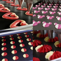 Extrudeuse à pâtisserie commerciale en acier inoxydable bicolore, électrique, automatique, avec écran tactile LCD, pour la fabrication de biscuits et la transformation alimentaire