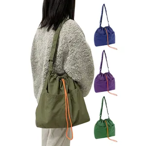 2024 новый самый продаваемый продукт в Alibaba большой емкости Наплечная Сумка нейлоновая женская сумка через плечо с длинным ремешком