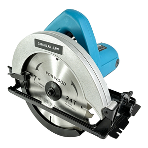 Sega Circolare Industriale KQ-75806 185mm con Guscio in Plastica, Motore a Spazzole, 1050W, Macchina per Taglio Legno con Regolazione Angolo e Profondità - Product Image 1