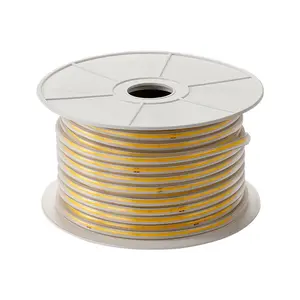 Vendita calda IP65 impermeabile 220v cob led strip light cuttable soft light 50m 100m cob led strip 220v