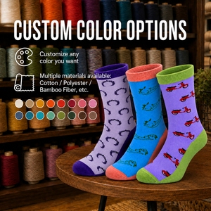 Chaussettes en bambou de qualité supérieure pour femmes, respirantes, tricotées, séchage rapide, antibactériennes, style décontracté, logo personnalisé, vente <span class=keywords><strong>chaude</strong></span> - Product Image 3