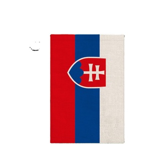 Best-seller Slovaquie Cour Jardin Drapeau Atmosphère Unique Décoration Peut Être Personnalisé 18*12 In - Product Image 1