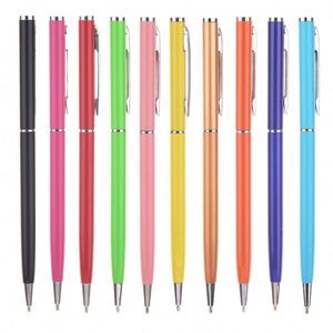 Classical Company Business Metal Slim Quality Giveaway Gifts Office Advertising Ballpoint <b>Pen</b> Customize Logo Boligrafo - Product Image 1