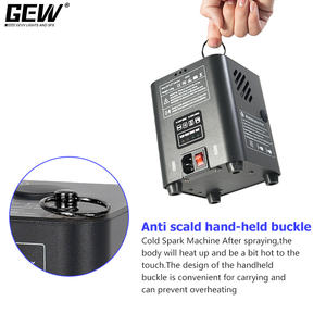 ماكينة الألعاب النارية ذات الشرارة الباردة بنافورة للمسرح، داخلية وخارجية، صغيرة الحجم مع جهاز تحكم عن بعد لاسلكي للمسارح وحفلات الزفاف - Product Image 3