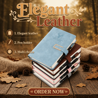 Vente Chaude Cahier Personnalisable A5 en Cuir PU, Journal Relié, Cadeau Promotionnel pour Journal Scolaire
