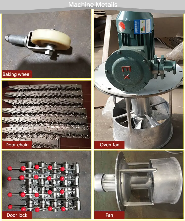 Máquina secadora de bandeja de aire caliente industrial para pescado