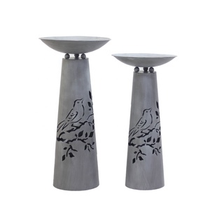 Modern Rusty Metal Iron Plant Stand Unique <strong>Corner</strong> Garden Decor with <strong>Planter</strong> Pots for Home Country House - Product Image 2