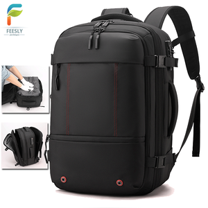 Sac à dos de voyage imperméable pour ordinateur portable, grande capacité, antivol, avec logo personnalisé, compression sous vide, pour affaires - Product Image 1