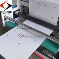Shine East Mulch Film Punch Unit Stoff und Vlies Stanz maschine Papier Perforier maschine Loch bohrmaschine