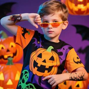 Croce-Border impermeabile Halloween tatuaggio adesivo divertente cartone animato usa e getta nuovo Stock <span class=keywords><strong>con</strong></span> effetto realistico - Product Image 3