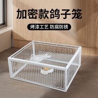 Cage de piège à oiseaux galvanisée pliable Feral Pigeon Humane Way avec l'entrée à sens unique Piégeage Pigeons Colombes dans des cages