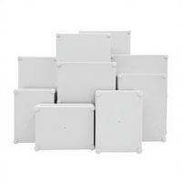 Boîtier de jonction étanche IP65 en plastique ABS de type B Mi Ba, boîtier de puissance transparent scellé de type oreille pour extérieur, boîtier de batterie