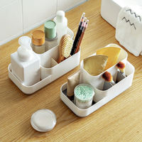Boîte de rangement de maquillage boîte de rangement cosmétique tiroir coiffeuse conteneur articles divers boîte de maquillage