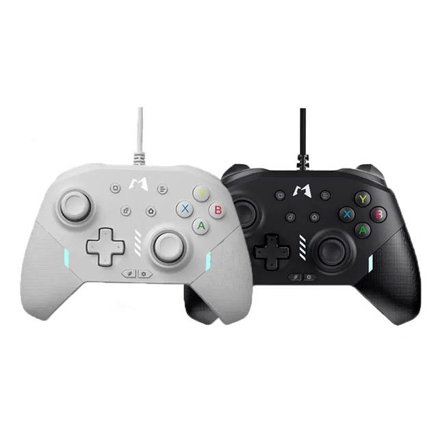 MOBAPAD Huben M9w Gamepad HD Vibration Linear Trigger Key Wired Game Controller for Nintendo Switch PC Android IOS Accessories