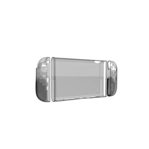 Funda protectora de cristal duro de PC dividida para NS <span class=keywords><strong>Nintendo</strong></span> <span class=keywords><strong>Switch</strong></span> 2 <span class=keywords><strong>V2</strong></span> Console Shell Clear Protector Cover - Product Image 5