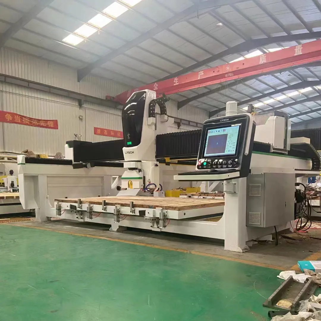 LD-3220 4 + 1 5Axis Bridge Saw mesin pemotong batu