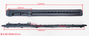Rails de réglage universels AutoLiuMa à succès pour sièges de voiture, glissières longues ajustables pour caravanes et fourgons aménagés - Product Image 4