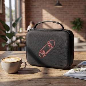 Estuche de Transporte para Finger Skateboard SCLWSS <span class=keywords><strong>Teck</strong></span> <span class=keywords><strong>Deck</strong></span> Ultra DLX - Organizador Portátil para 16 Fingerboards (Rojo/Negro) Unisex - Product Image 5