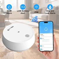 Détecteur de fuite d'eau Wi-Fi/RF 433 MHz avec surveillance à distance via application, capteur de fuite d'eau intelligent pour la maison