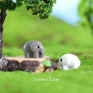 Cabujón de resina de elefante Artificial 3D, decoración del hogar y fabricación de joyas, accesorios DIY, novedad - Product Image 2