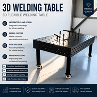 Table de soudage 3D D28 sur mesure, plateforme de soudage modulaire flexible avec traitement de surface au nitruage