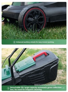 Cortadora de Césped de Alta Potencia con Cable para Jardines Pequeños y Medianos, Uso Doméstico, ODM-308 - Product Image 2